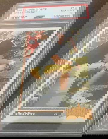 1991 Upper Deck Brett Farve PSA 8 RC
