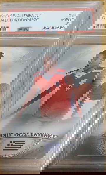 Giannis Antetokounmpo 2019 SP Authentic #36 PSA 9 