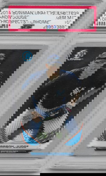 2014 Bowman Chrome Draft Picks Aaron Judge  #CTP39 PSA 1