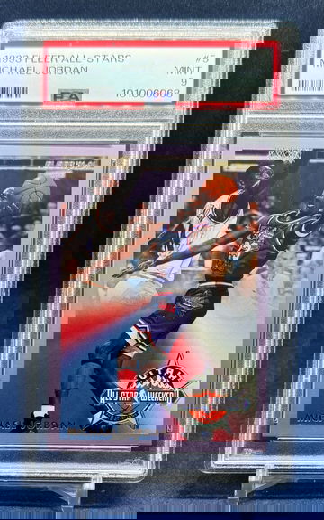 1993 Fleer All-Stars #5 Michael Jordan PSA 9 Mint