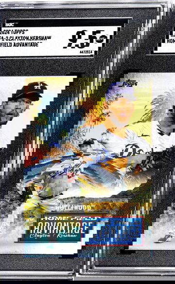 2024 Topps #HFA-2 Clayton Kershaw Homefield Advantage SGC 9.5