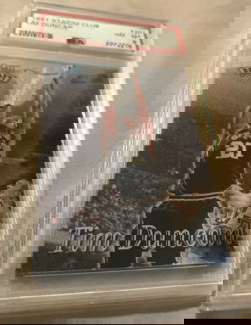 1997 Stadium Club Tim Duncan RC PSA 8 NM-MT