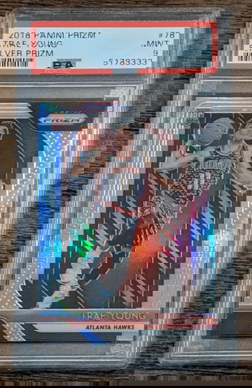 Trae Young 2018 Prizm Silver #78 PSA 9