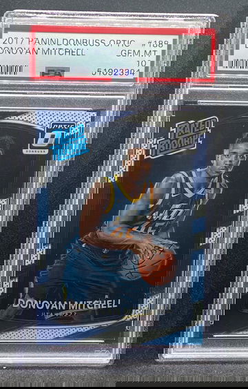 2017 Panini Optic 188 Donovan Mitchell Rookie – PSA 10  Gem Mint