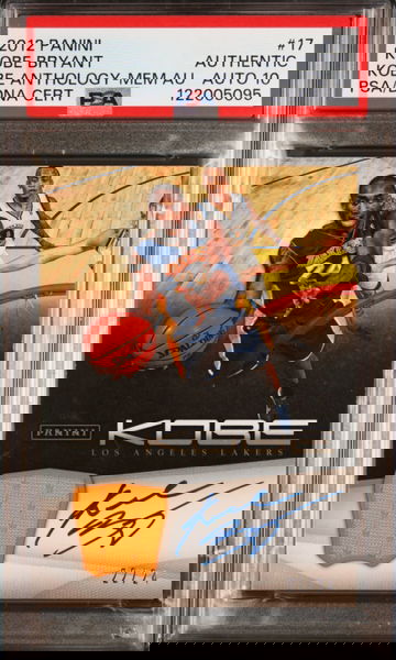 2012 KOBE BRYANT PANINI KOBE ANTHOLOGY AUTOGRAPH /24 PSA AUTHENTIC