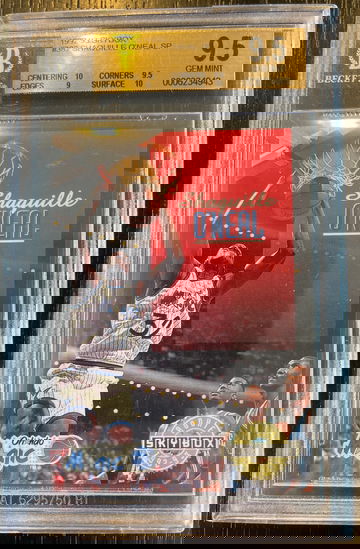 1992 Shaquille O’Neal Skybox rookie 382 bgs 9.5 