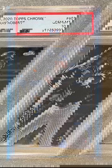 2020 Luis Robert Topps Chrome PSA10