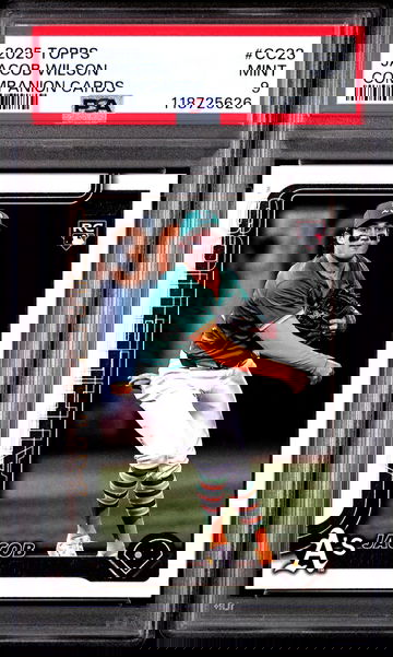 2025 Topps Series 1 Jacob Wilson Companion Card RC #CC-23 – PSA 9 MINT POP 5