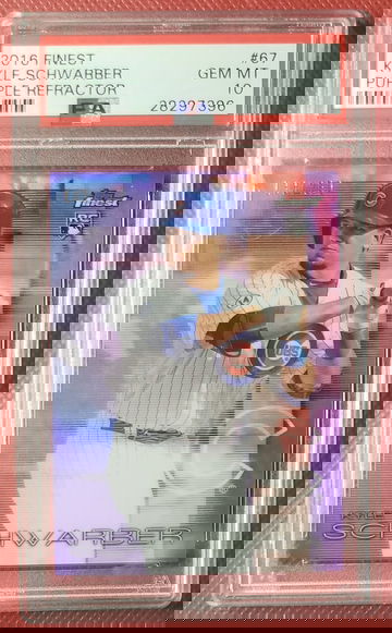 2016 Finest Kyle Schwarber Purple Refractor PSA 10 Gem MT