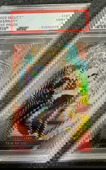 2022 Select Tom Brady Tie-Dye Prizm PSA 9