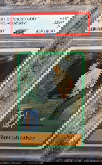 1981 Donruss Peter Jacobsen PSA 9 Golf