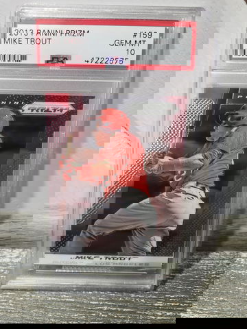 2013 Panini Prizm Trout psa 10