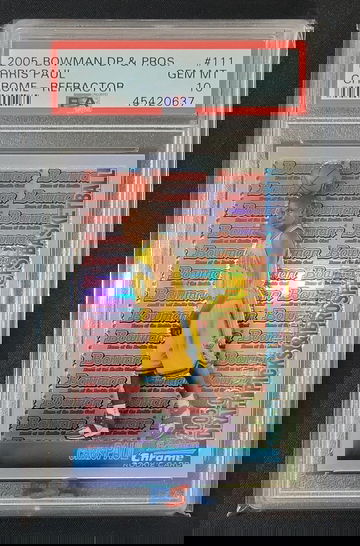 Chris Paul - 2005 Bowman DP & Pros RC #111 Chrome Refractor 223/300 PSA 10 Pop 7