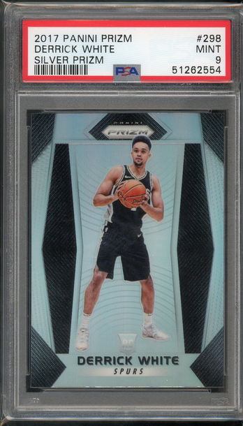 2017 Prizm Silver Derrick White PSA 9 