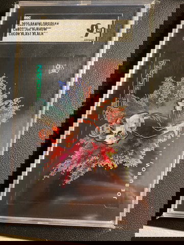 2020 Obsidian Color Blast Black Joe Burrow RC SGC 9