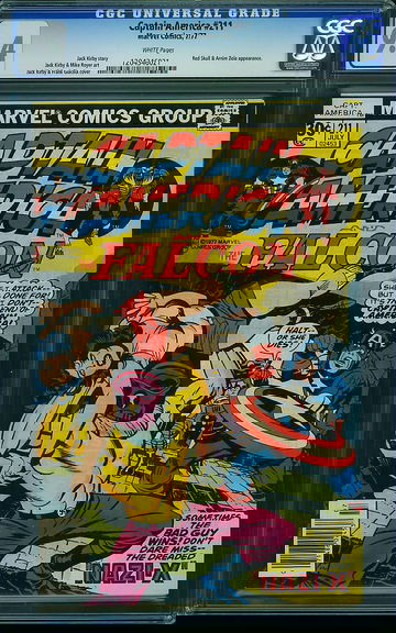 CAPTAIN AMERICA #211, CGC 9.4 NM