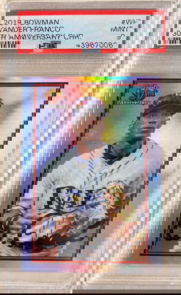 2019 bowman Wander Franco  30th anniversary chrome 