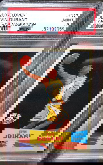 Kevin Durant rookie #111 psa mint