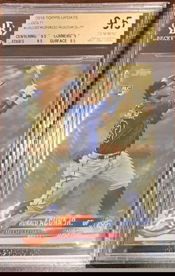 2018 Topps Update Ronald Acuna Jr. Gold BGS 9.5