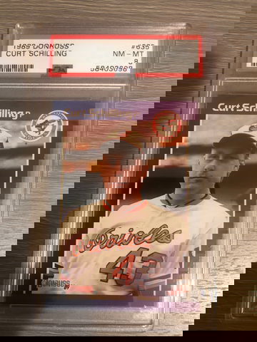 1989 Donruss Curt Schilling PSA 8 #635