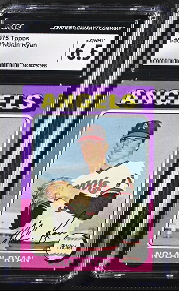 1975 TOPPS NOLAN RYAN #500 CGC 6.5 BS.B2.32