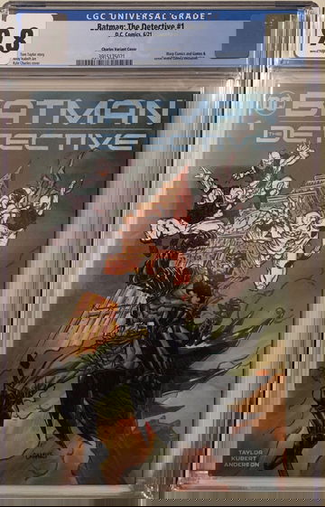 BATMAN THE DETECTIVE # 1  DC COMICS  2021  VARIANT COVER!!  CGC 9.8 WHITE!!