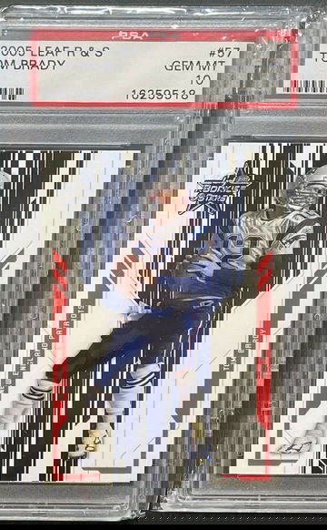 2005 Leaf Rookies & Stars Tom Brady #57 PSA 10 Gem Mint