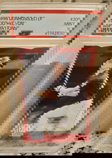 1998 Donruss Elite Aspirations #100 Todd Helton RC #/750 Colorado Rockies HOF