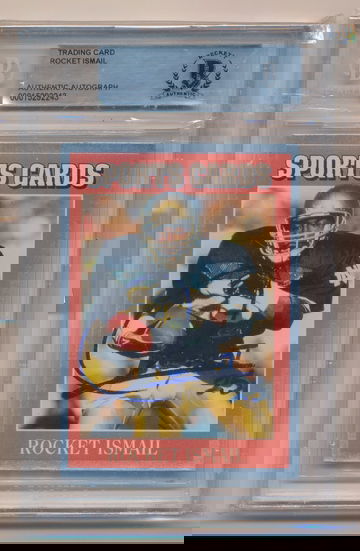 1991 Sports Cards News #4 Rocket Ismail Signed Autograph Beckett Football