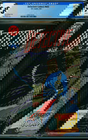 DETECTIVE COMICS #643, CGC 9.8 NM/MT