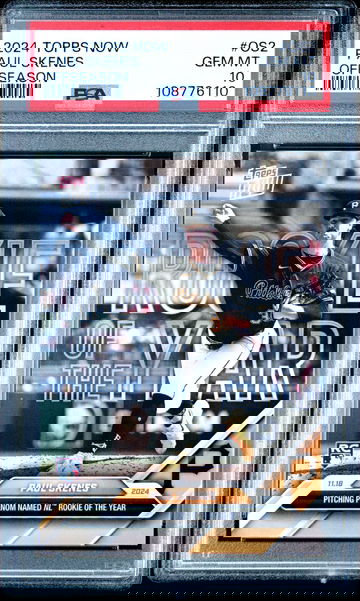 2024 TOPPS NOW OFFSEASON PAUL SKENES #OS2 RC ROOKIE PSA 10