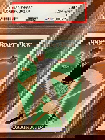 1993 Topps Derek Jeter RC #98 PSA 8