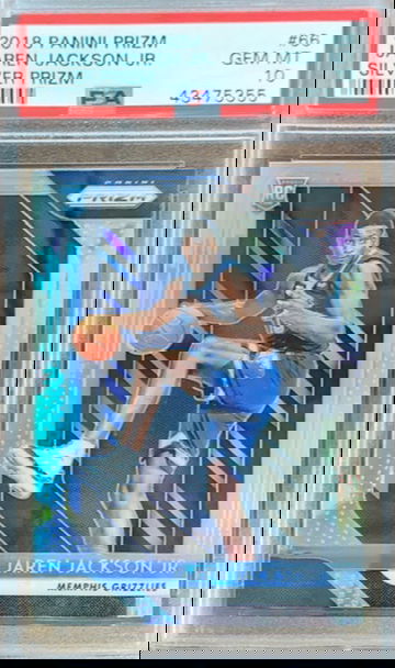 Jaren Jackson JR silver prizm psa 10
