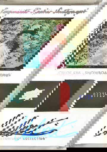 2020-21 Goodwin Exquisite Chloe Kim Rookie Patch Auto /25