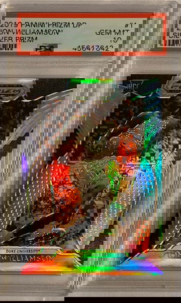 2019 Prizm Draft Picks Zion Williamson Silver #1 PSA 10