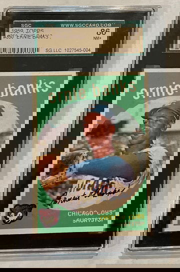 1959 Topps Ernie Banks SGC 86