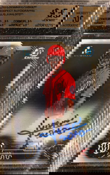 Juan Soto Bowman Chrome Auto True Gem