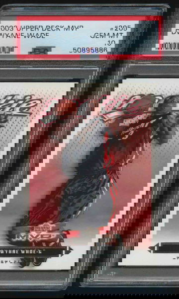 2003 Upper Deck MVP #205 Dwyane Wade PSA 10 Rookie