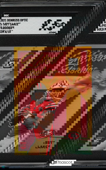 2021 Panini Donruss Optic Trey Lance SGC 9.5