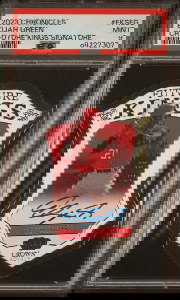 2023 Panini Chronicles Future Kings Elijah Green #FKS-EG Auto PSA 9