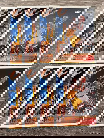 8x 1996 Topps 138 Kobe Bryant RC Rookie Card