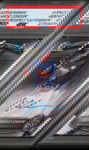 2025 Bowman Bowman Charlie Condon #CPA-CC PSA 10