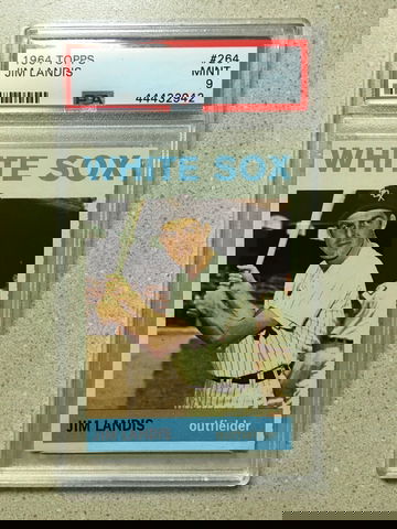 1964 Topps #264 Jim Landis PSA 9 MINT WHITE SOX 