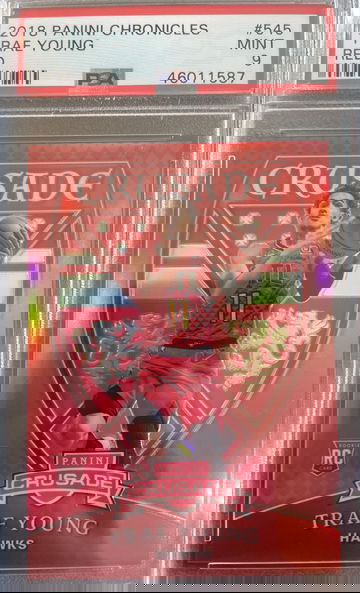 2018 Panini Chronicles Trae Young Red Crusade /149 PSA 9