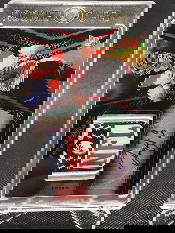 2020 certified black Joe Burrow  NFl LOGO sheild rc auto 1/1 one of one