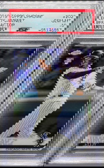 2019 Topps Chrome Eloy Jimenez Refractor PSA 10