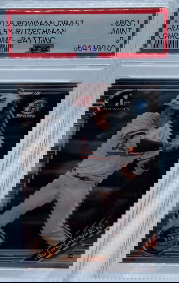 2019 Bowman Draft Adley Rutschman Chrome Batting PSA 9 MINT