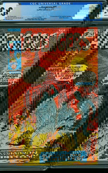 Avengers 85 CGC 9.8 1st Squadron Supreme 1 of 9 on Census