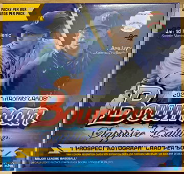 2021 Bowman Sapphire Factory Sealed Box