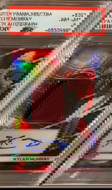 2019 Panini Spectra Kyler Murray Patch Auto